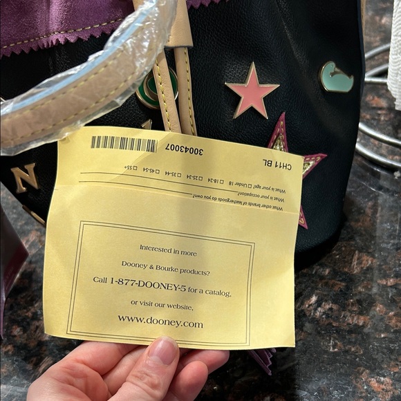 NWT Vintage Dooney & Bourke x Lindsey Lohan Mini Drawstring Bag NWT - Picture 10 of 10